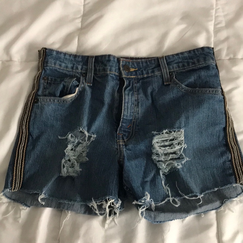 Repurposed vintage Levi’s shorts